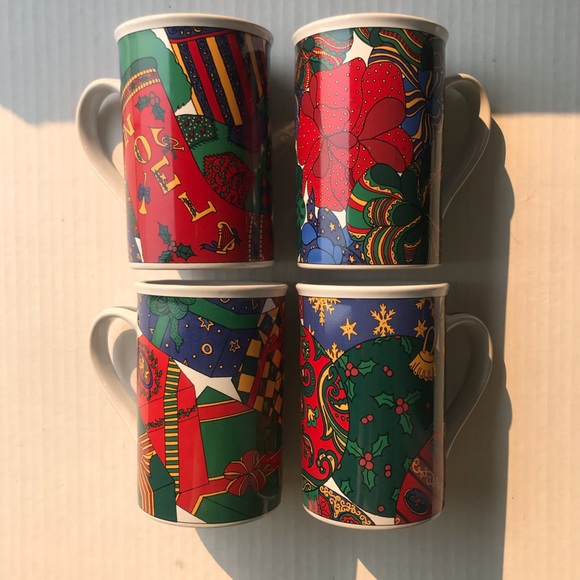 Set Of 4 Vintage Christmas Classics Mugs 1995 12Oz. Limited Edition - Picture 3 of 12